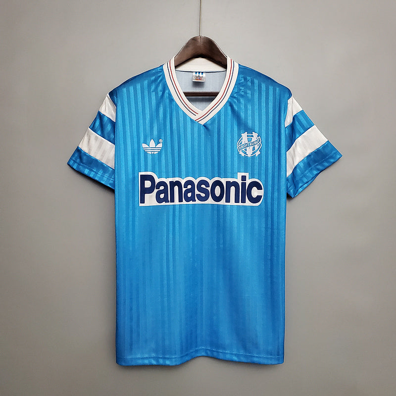 Camisa Marseille Retrô 1990 Azul - | Futmantos