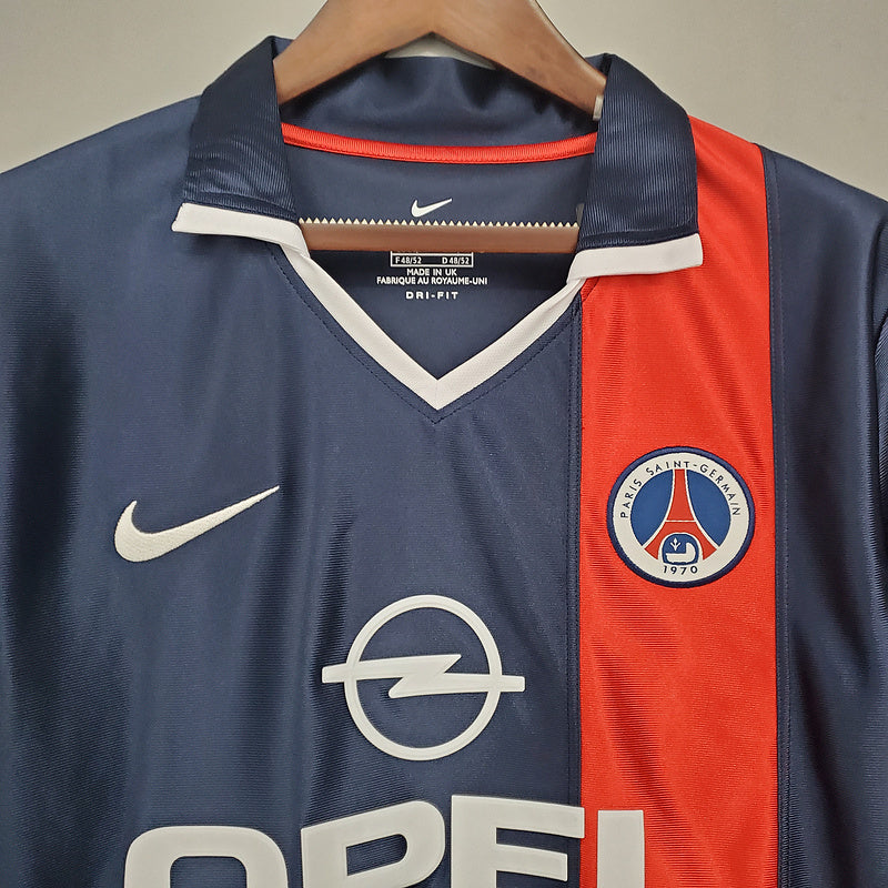 Camisa PSG Retrô 2001/2002 Azul e Vermelha - | Futmantos