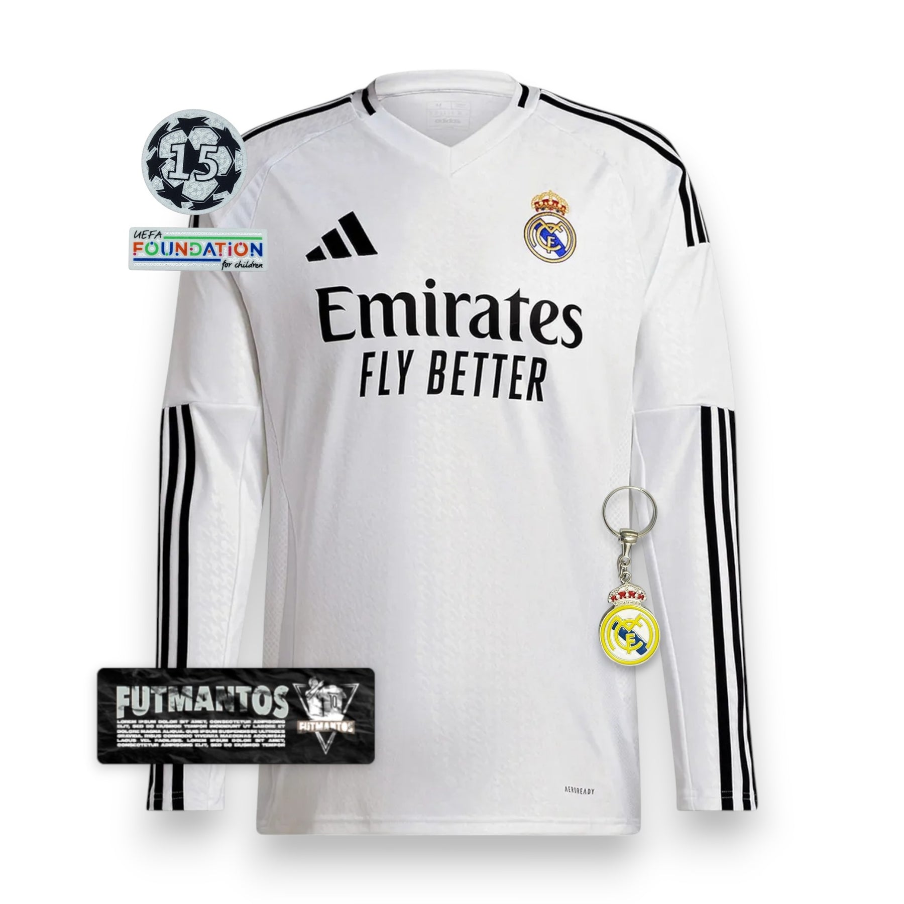 Camisa Real Madrid 24/25 - Manga longa | Futmantos