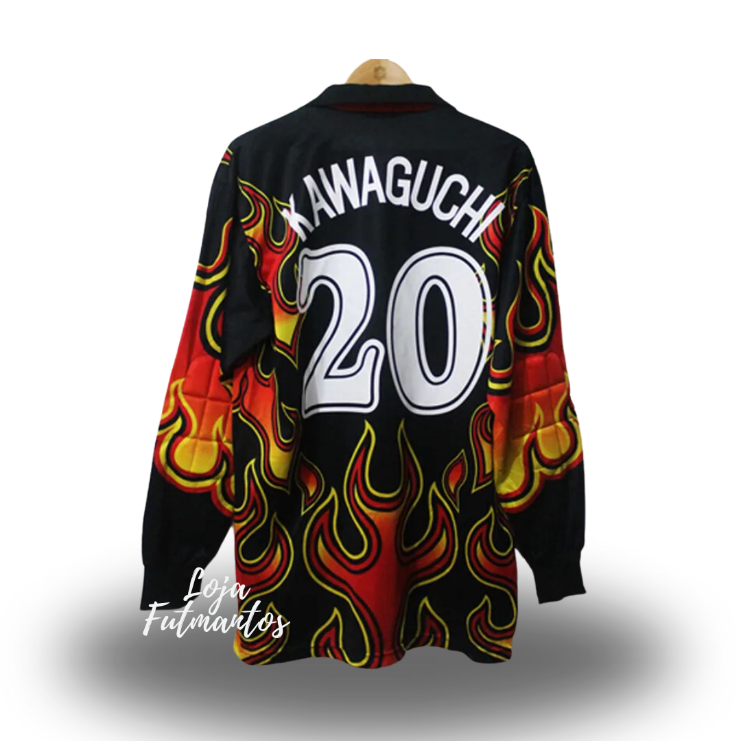 Camisa Japão 1998 Goleiro - Kawaguchi #20 | Futmantos - Loja