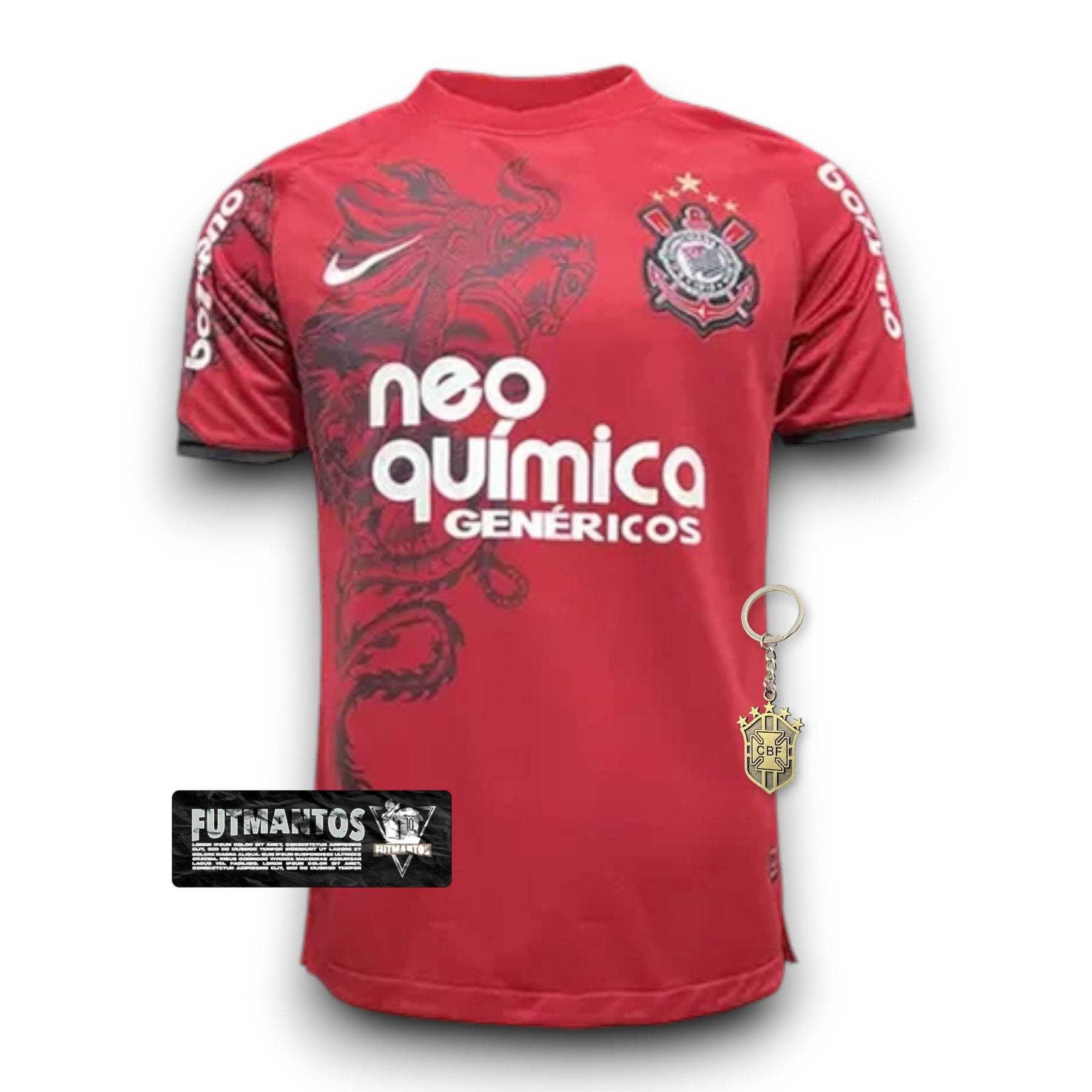 Camisa Corinthians Retrô 2011/2012 - Vermelha | Futmantos