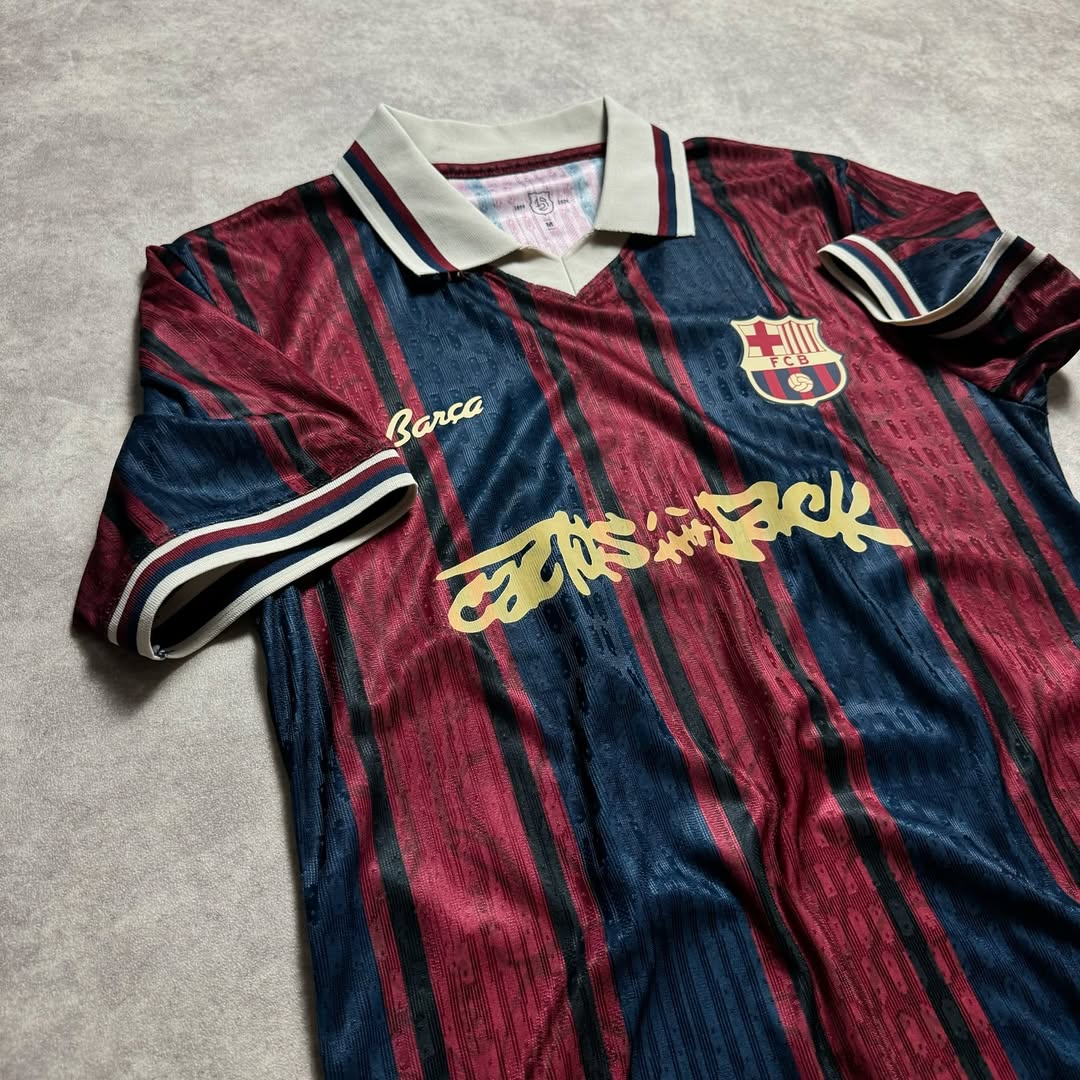 Camisa Barcelona Ed Especial - Cactus Jack Trevis Scott - Versão jogador | FutMantos