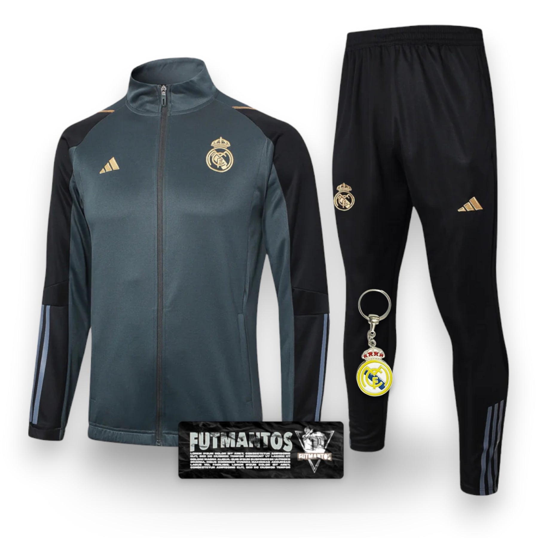 Agasalho de treino Real Madrid I 24/25 - Treino | Futmantos