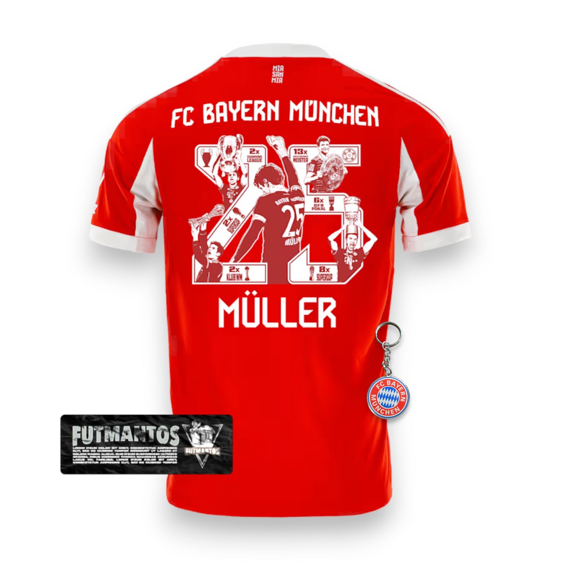 Camisa Bayern de Munique I 25/26 - MÜLLER #25 | FutMantos