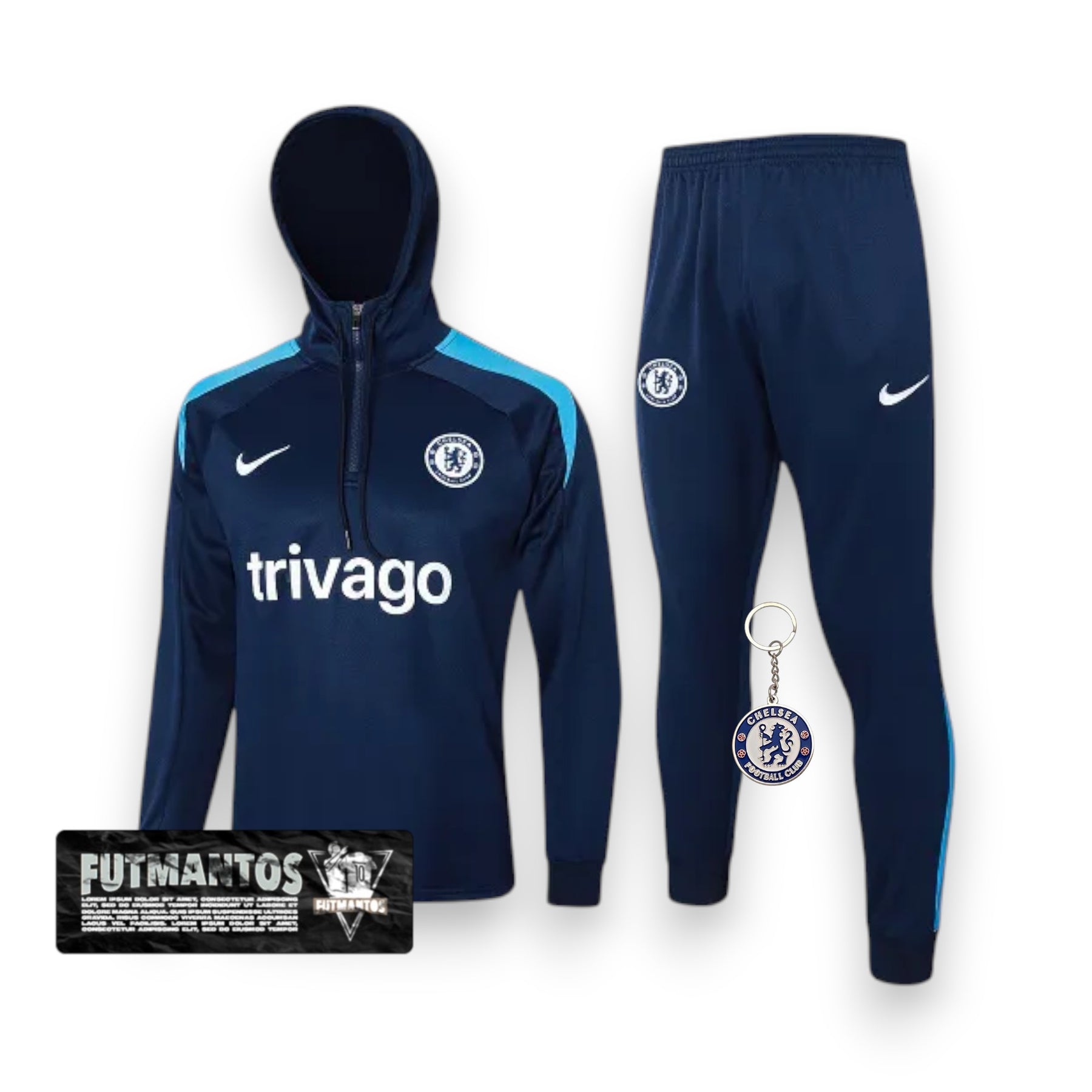 Agasalho de treino Chelsea 24/25 - com Capuz | Futmantos