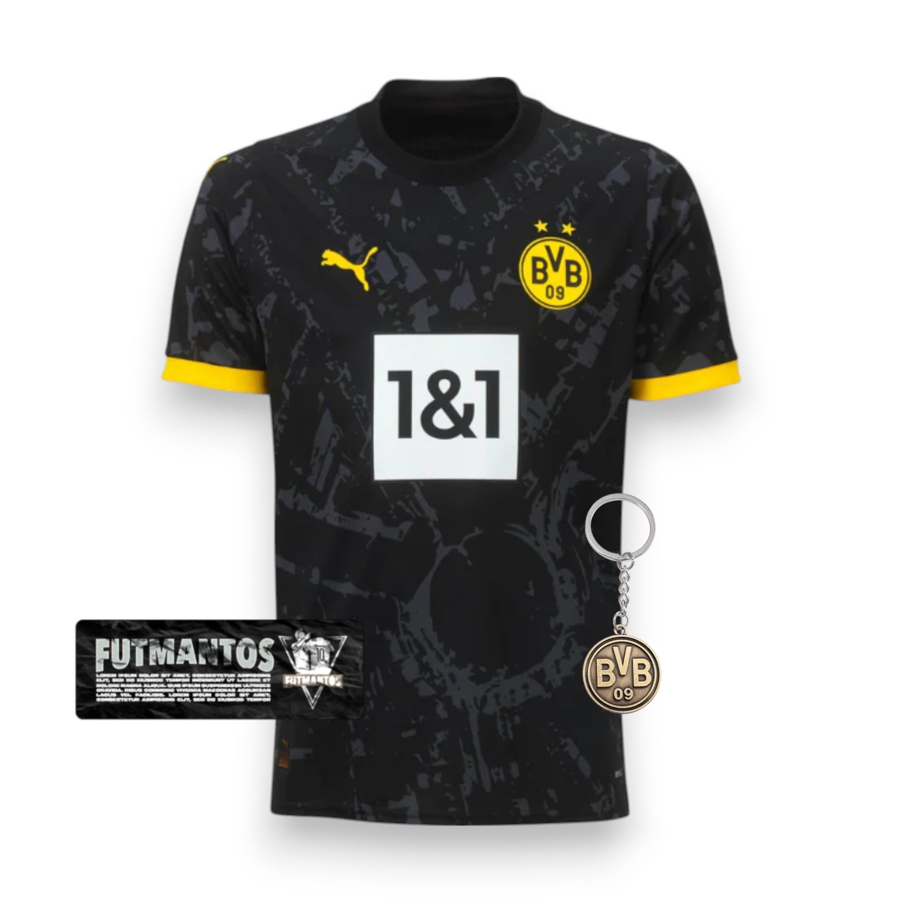 Camisa Borussia Dortmund II 23/24 - Preto | Futmantos