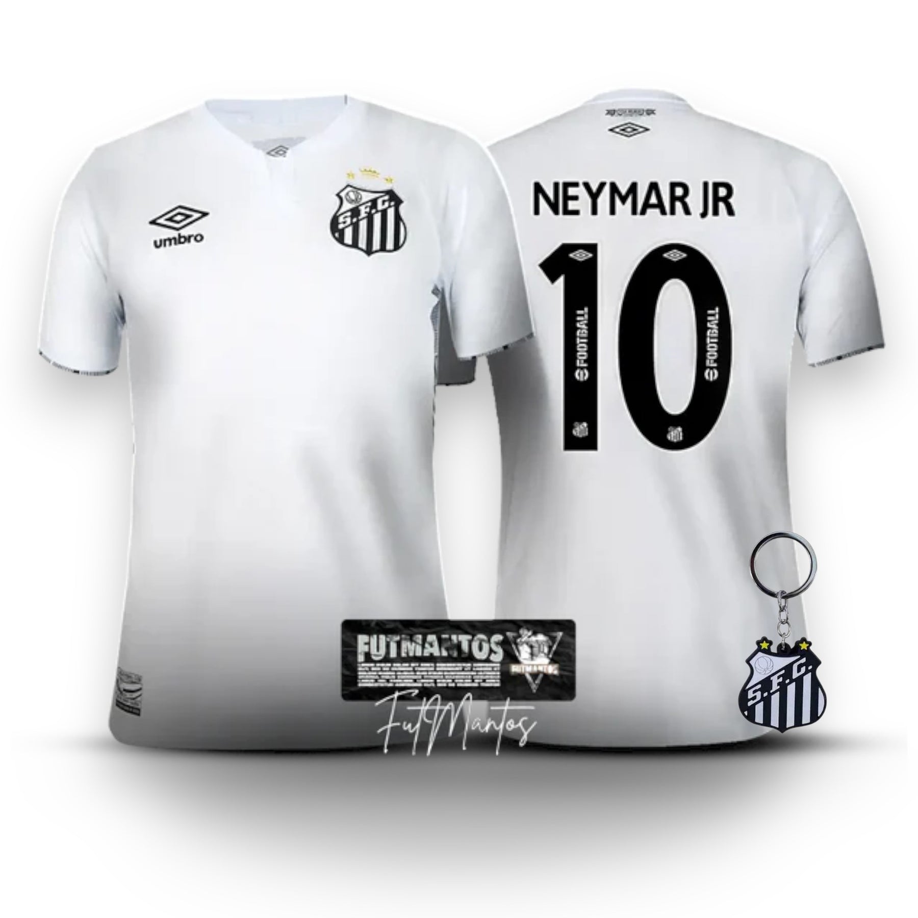 Camisa Santos 24/25 Titular | FutMantos - Neymar #10