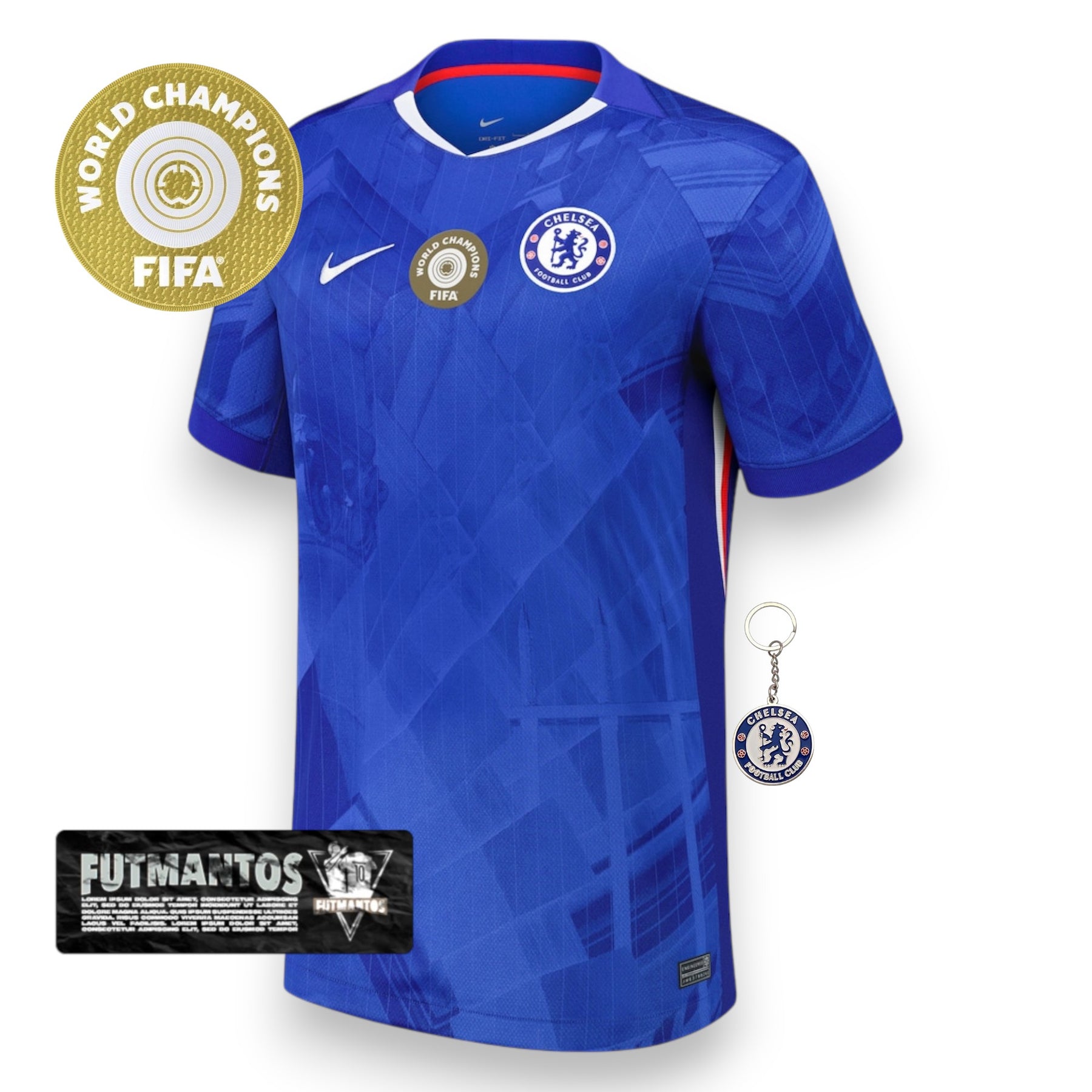 Camisa Chelsea l 25/26 Campeão Super Mundial | Futmantos