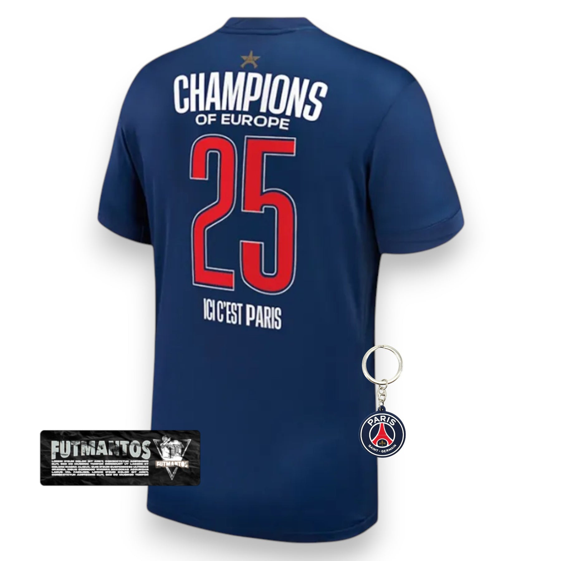 Camisa Paris Saint Germain Campeão UFL - 24/25 | Futmantos