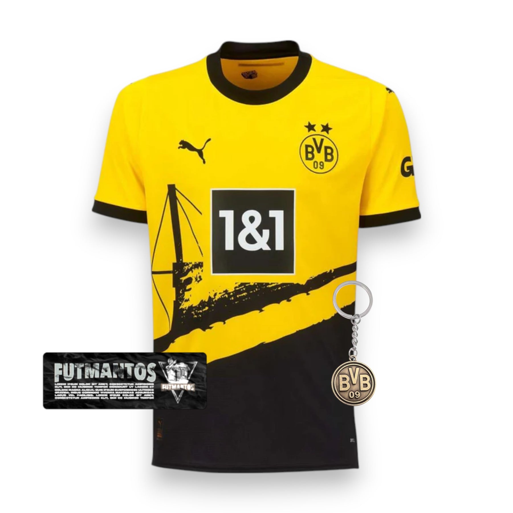 Camisa Borussia Dortmund I 23/24 - Amarelo | Futmantos