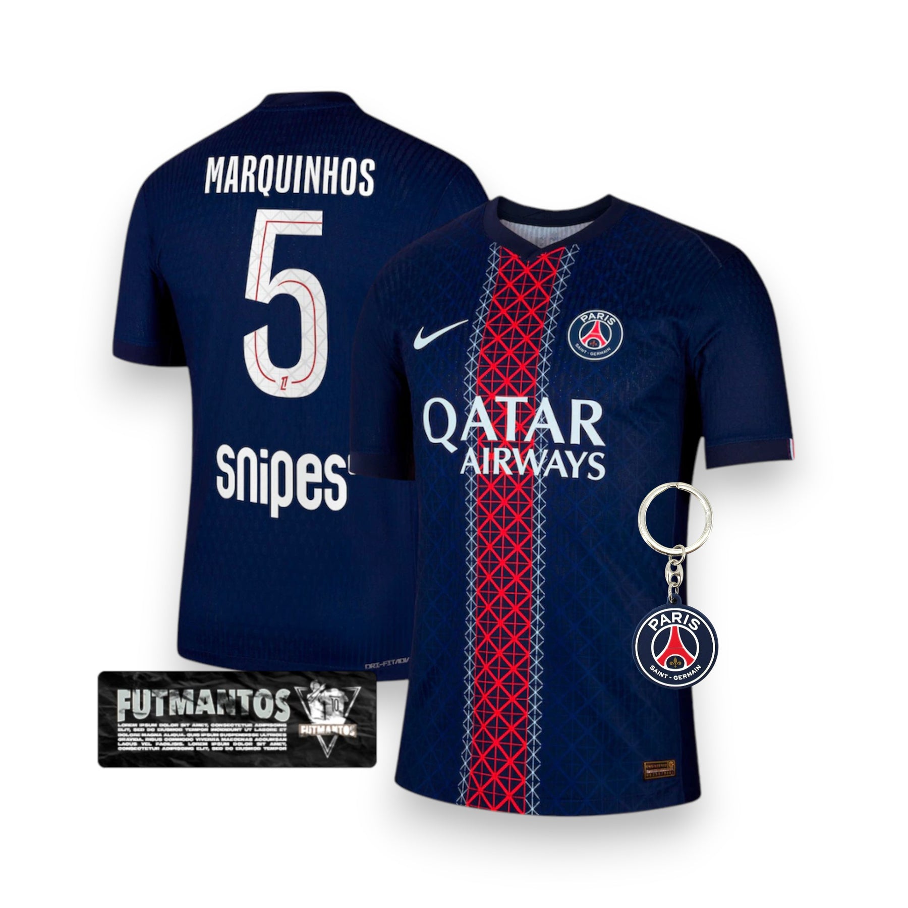 Camisa Paris Saint Germain 25/26 - Marquinhos #5 | Futmantos