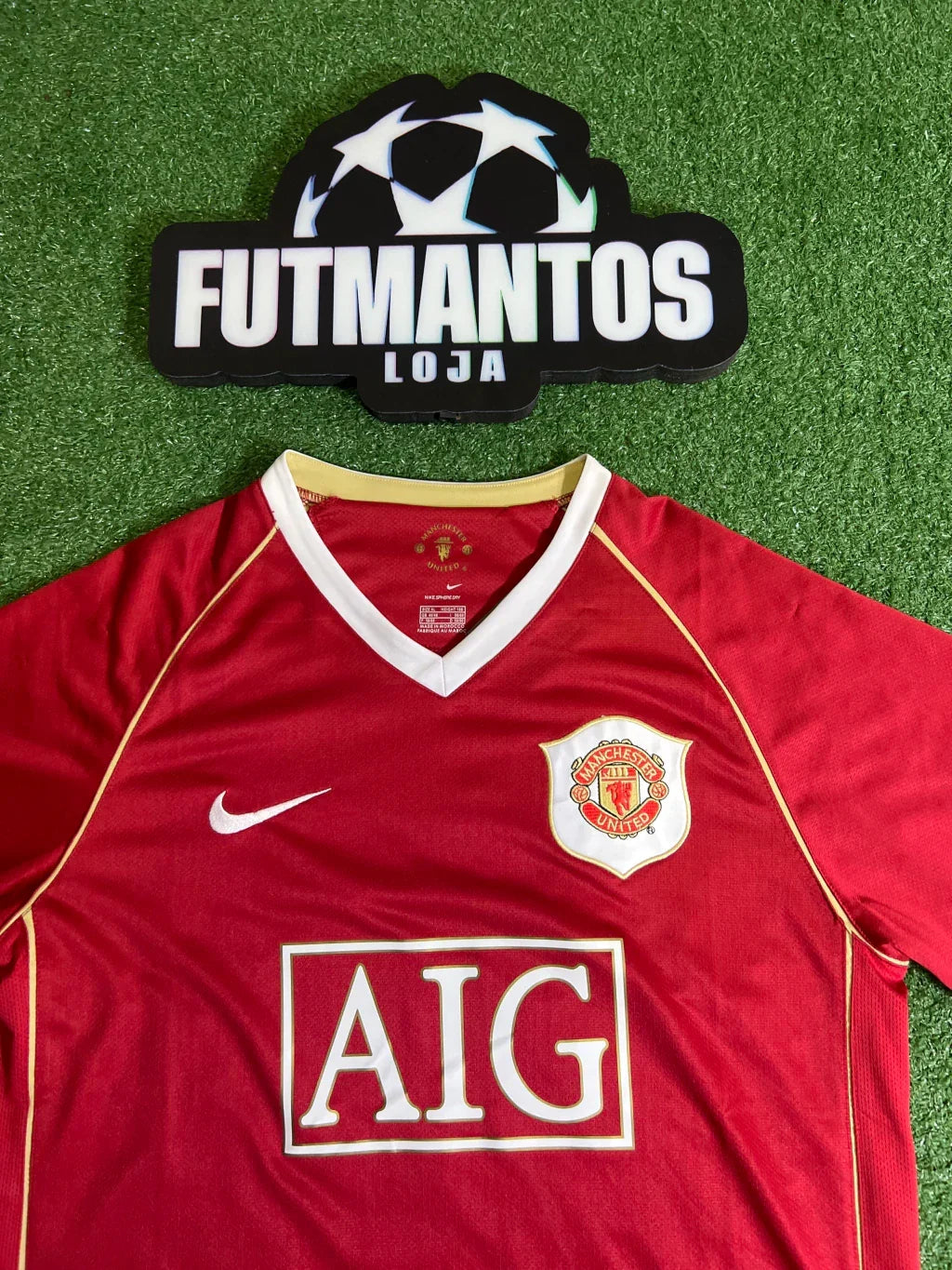 Camisa Manchester United 2006/07 - RetrΓ΄ - Ronaldo #7