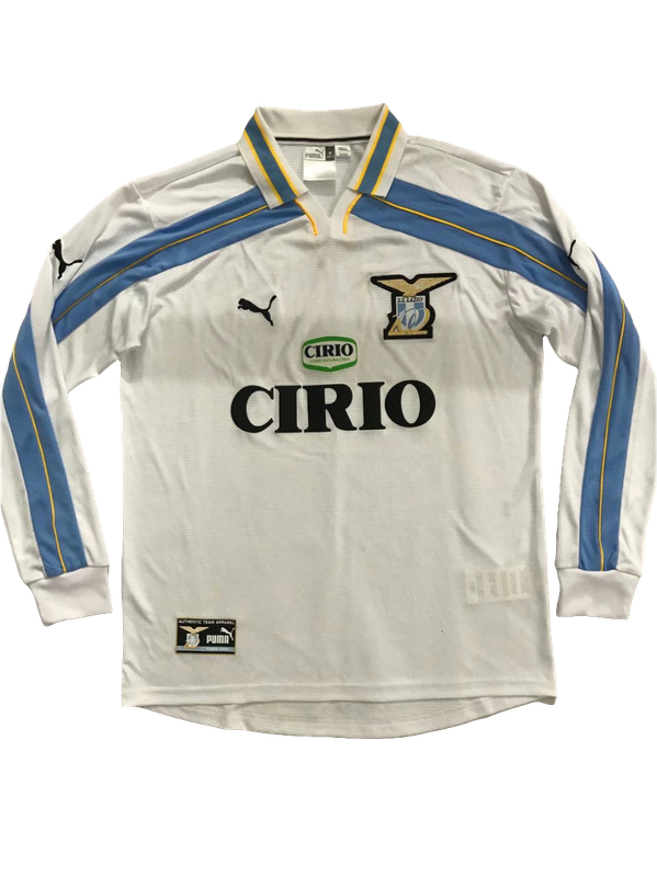 Camisa Lazio 00/01 II Away Manga Longa - Versão Retrô