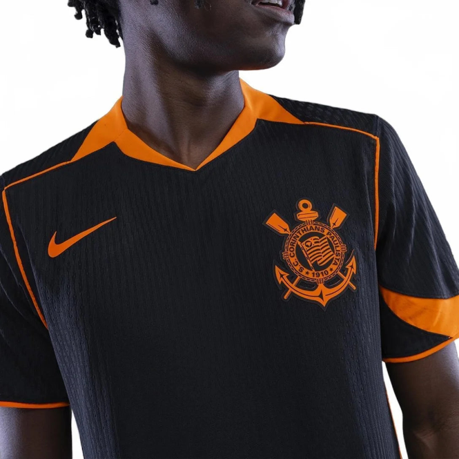 Camisa Corinthians lII 25/26 + PATCH CAMPEÂO COPA DO BRASIL | Futmantos - Versão Jogador