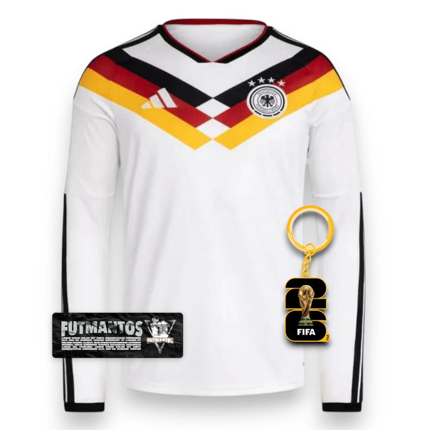[TAM GG] Camisa Alemanha 2026 - Manga Longa | FutMantos