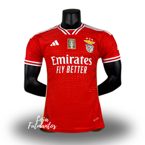 Camisa Benfica I 23/24 Jogador Adidas Masculina - Vermelho  | Futmantos