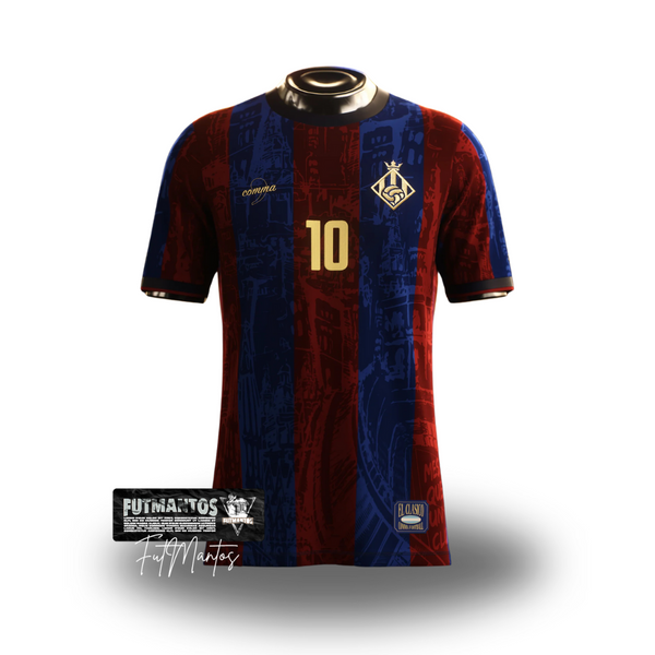 Camisa Barcelona Edição La Pulga - 24/25 | FutMantos