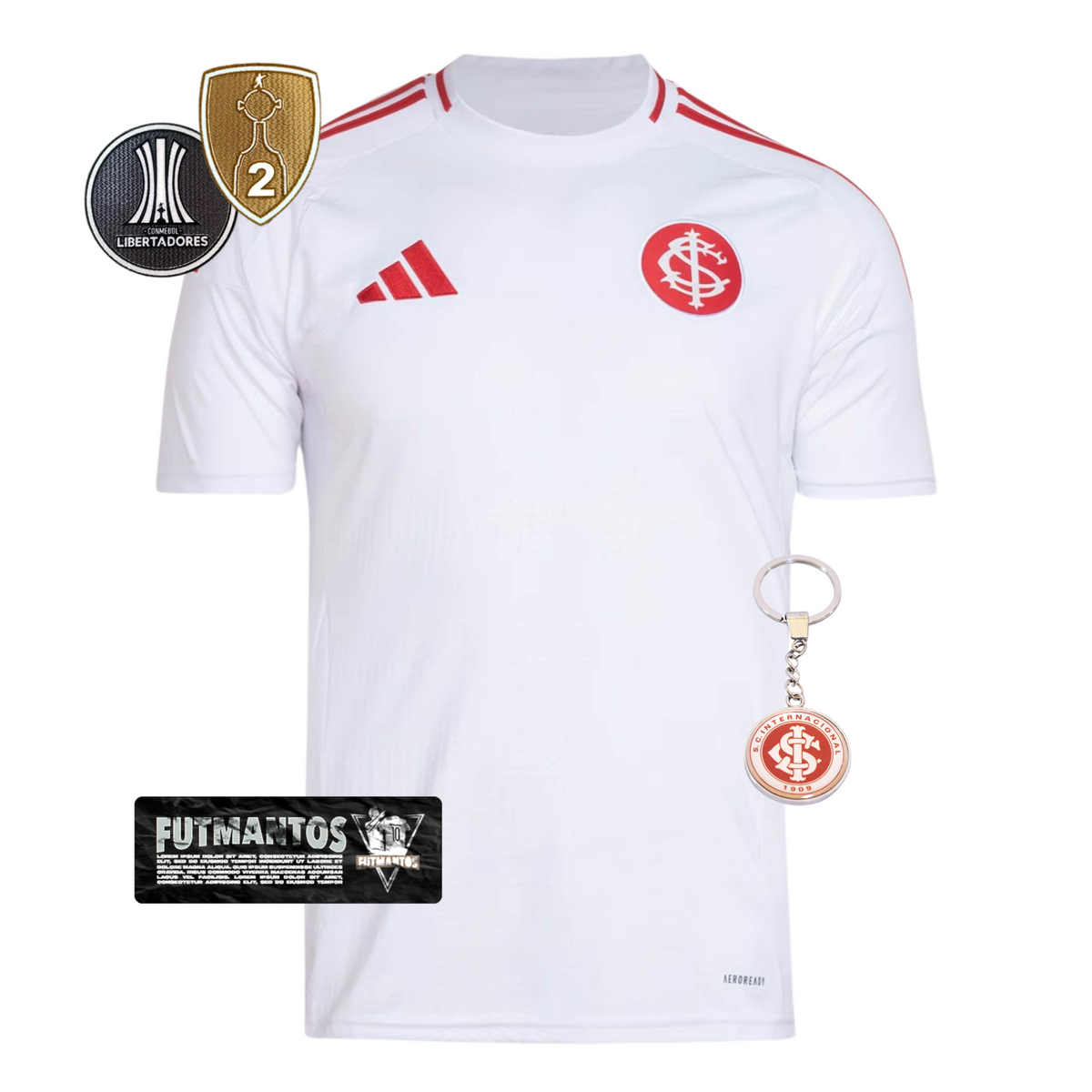 PRÉ VENDA Camisa Internacional 25/26 Reserva Branca | FutMantos