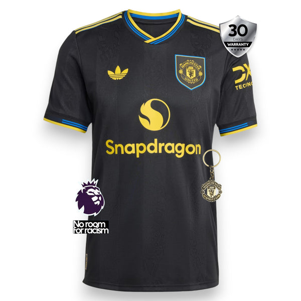 Camisa Manchester United III 25/26 - Preta | Futmantos