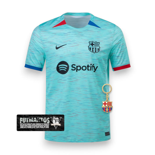Camisa Barcelona III 23/24 - Verde Água  | Futmantos