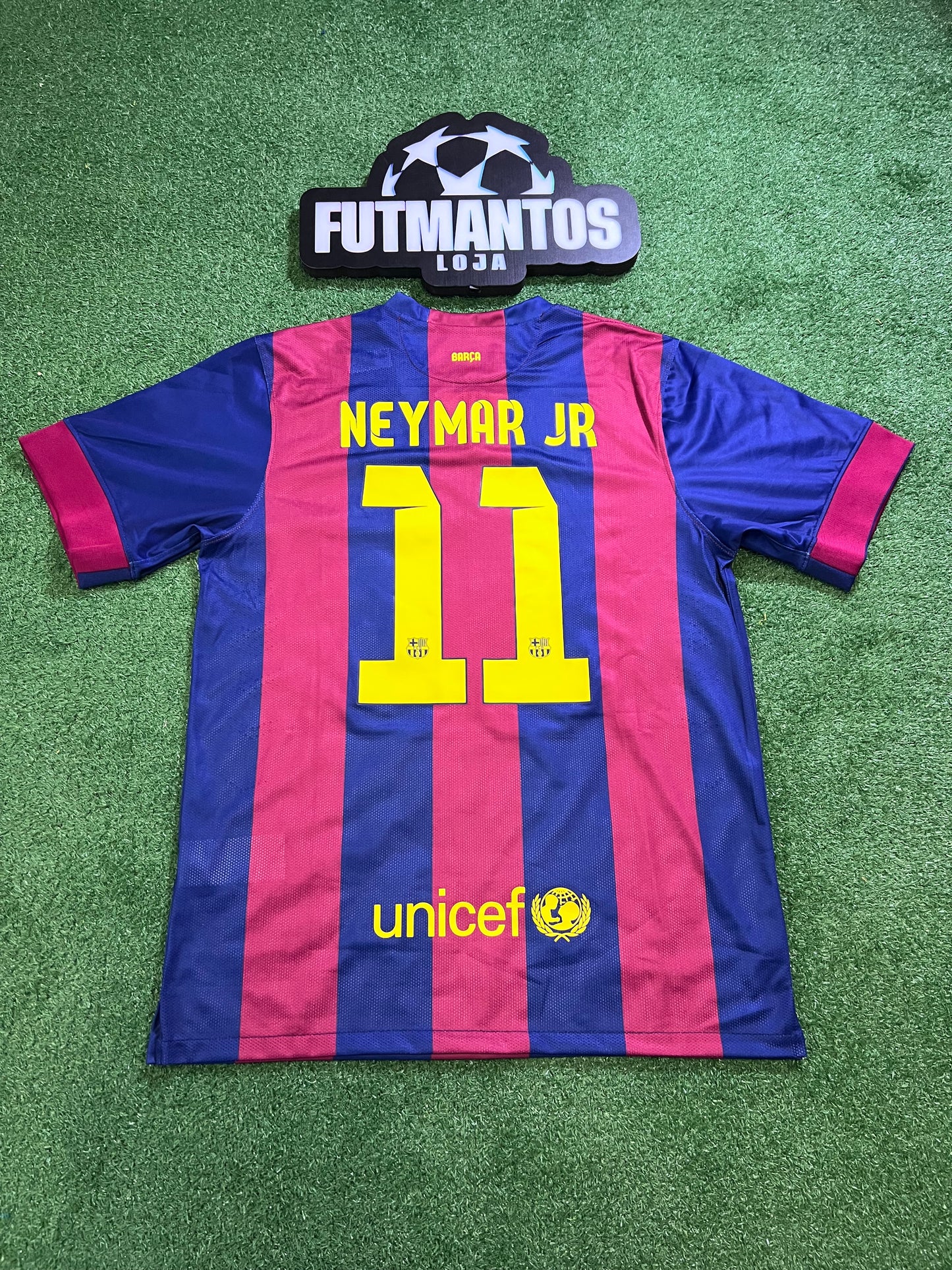 Camisa Barcelona I 14/15 - Retrô - Neymar Jr. #11 | FutMantos