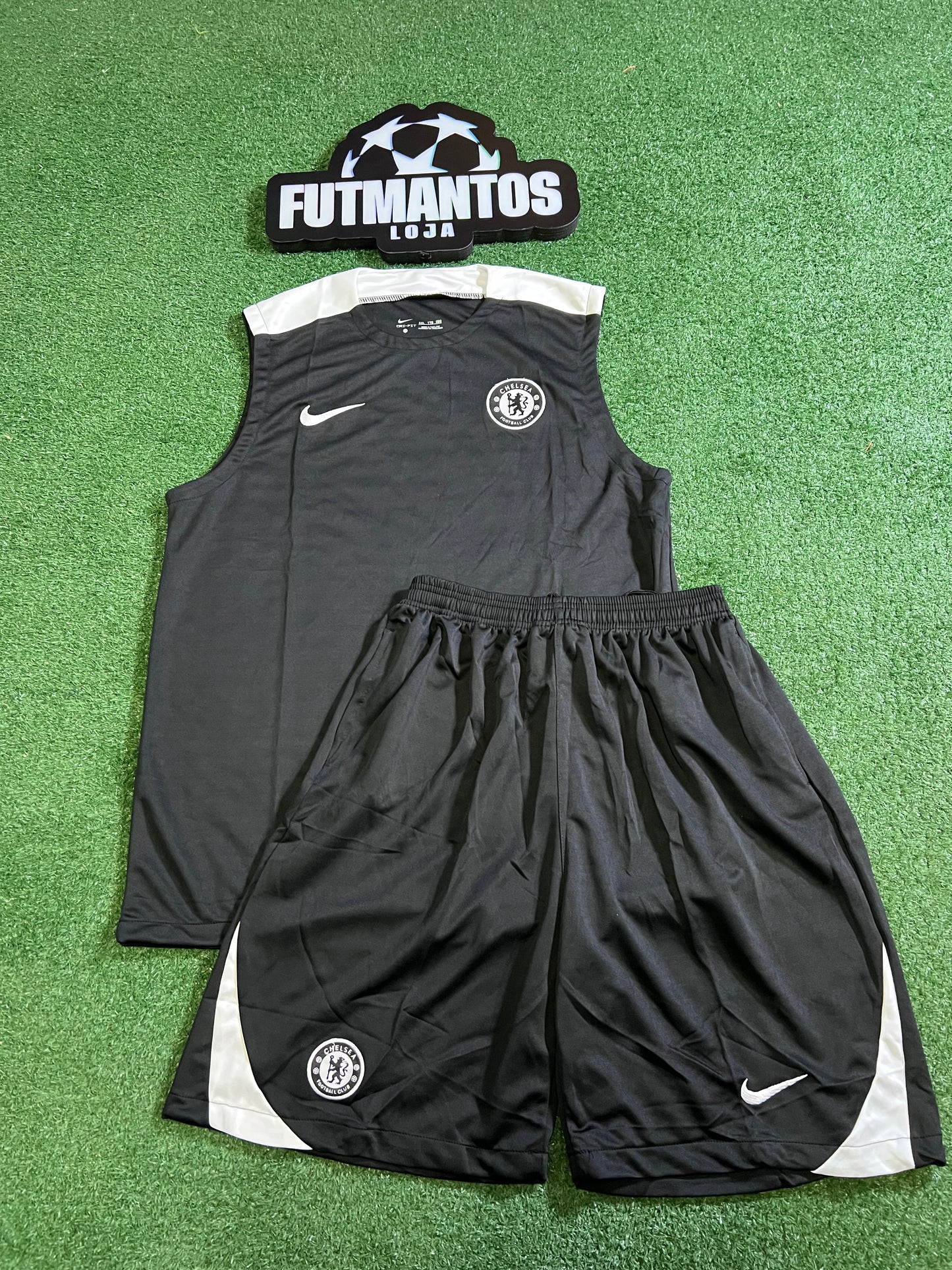 Conjunto Chelsea Regata e Bermuda|FutMantos