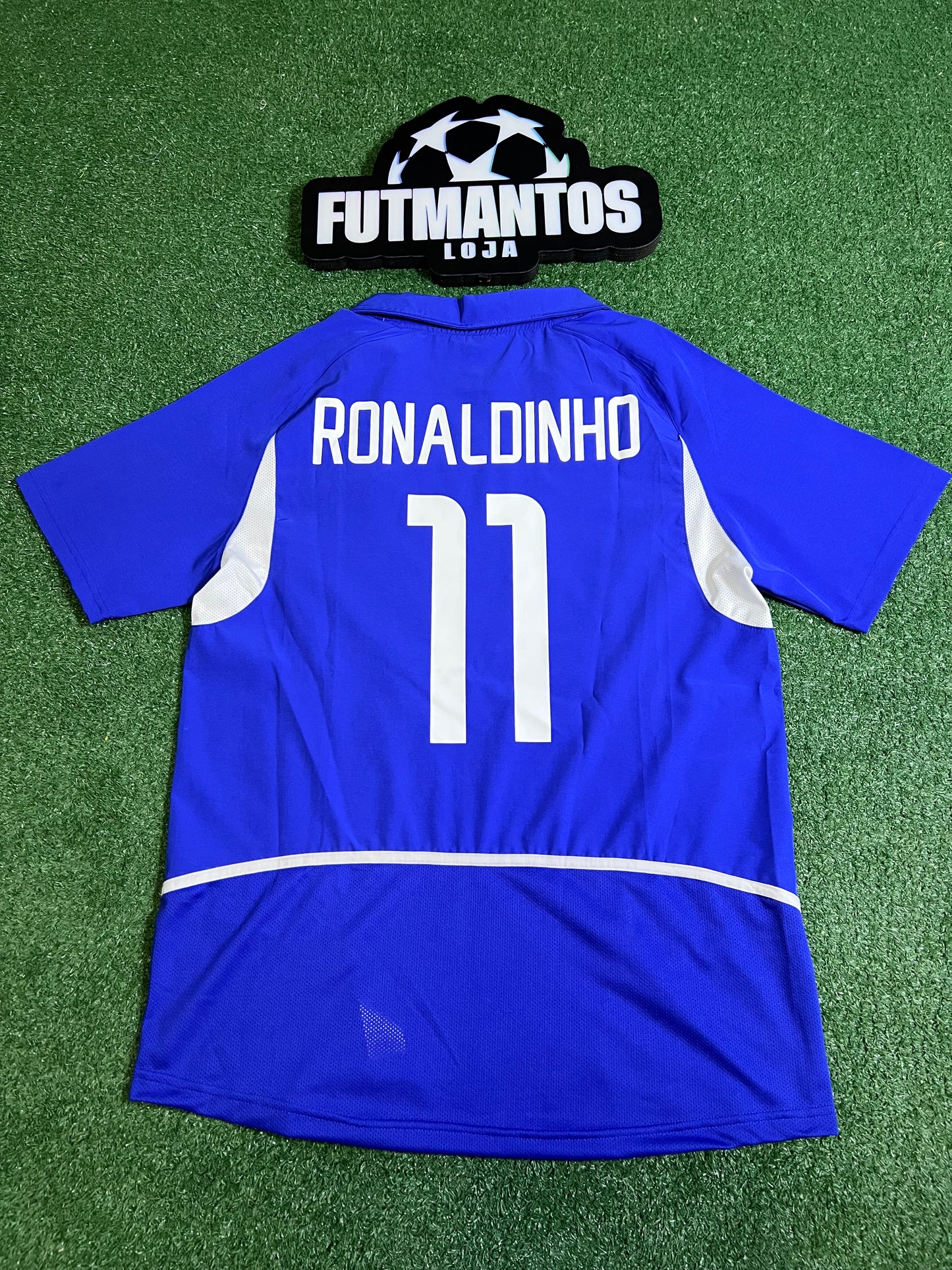 Camisa Brasil 2002 - Ronaldinho #11 | FutMantos