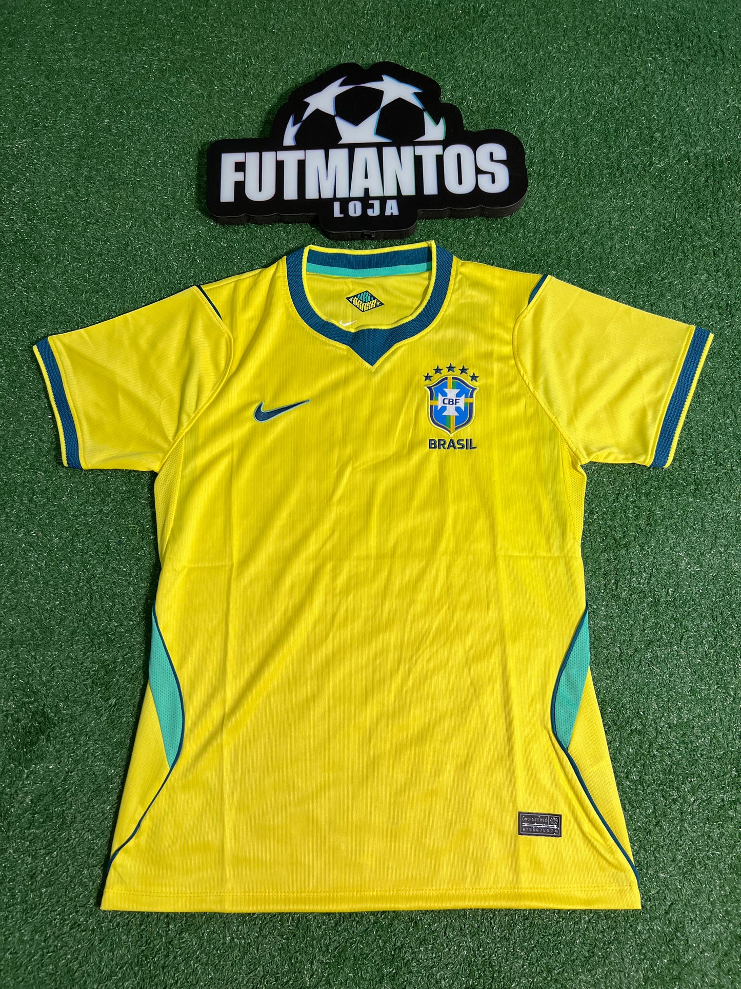 Camisa Brasil Amarela 26/27 - Feminina | Futmantos