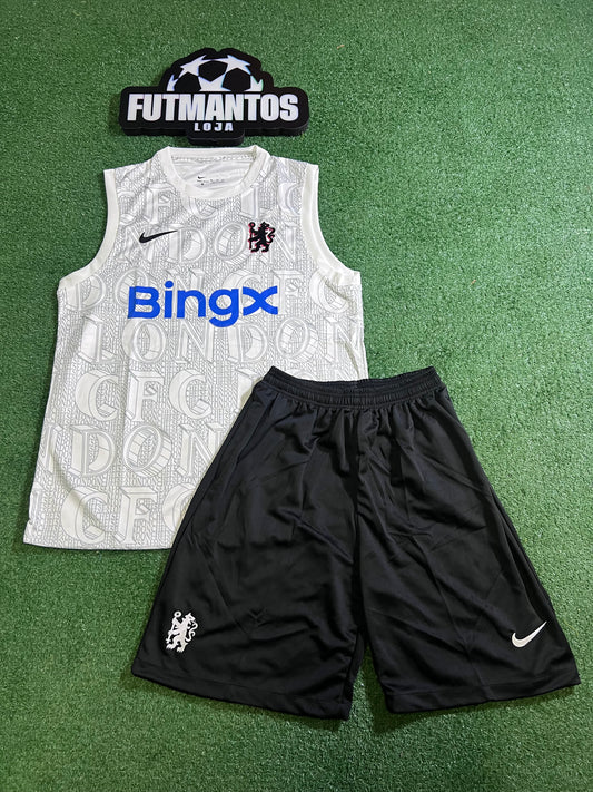 Conjunto Chelsea Regata e Bermuda|FutMantos
