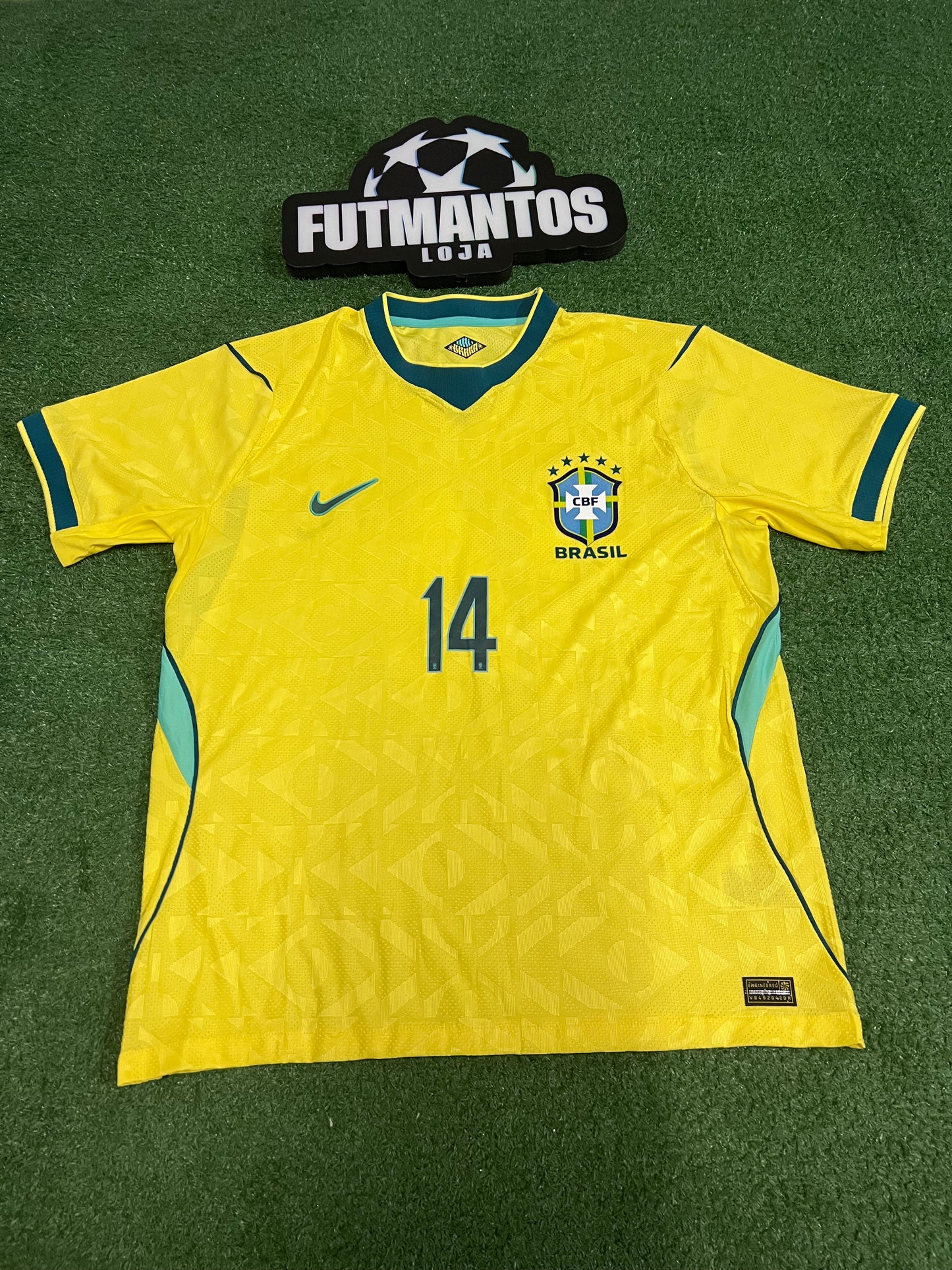 Camisa Brasil I Amarela 26/27 - Jogador-LUCAS#14 | Futmantos