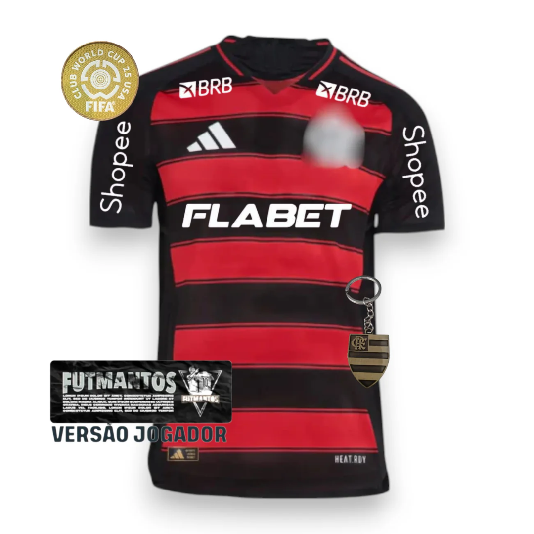 Camisa CRF I 25/26 Jogador com Patrocínios - Super Mundial | Futmantos
