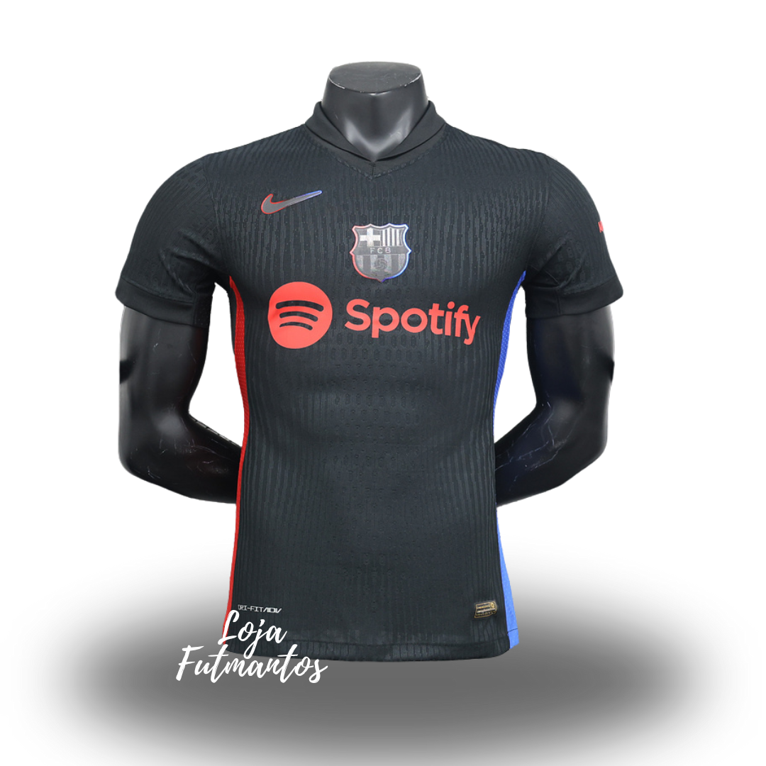 Camisa Barcelona 24/25 Nike Versão Jogador - Preto | Futmantos