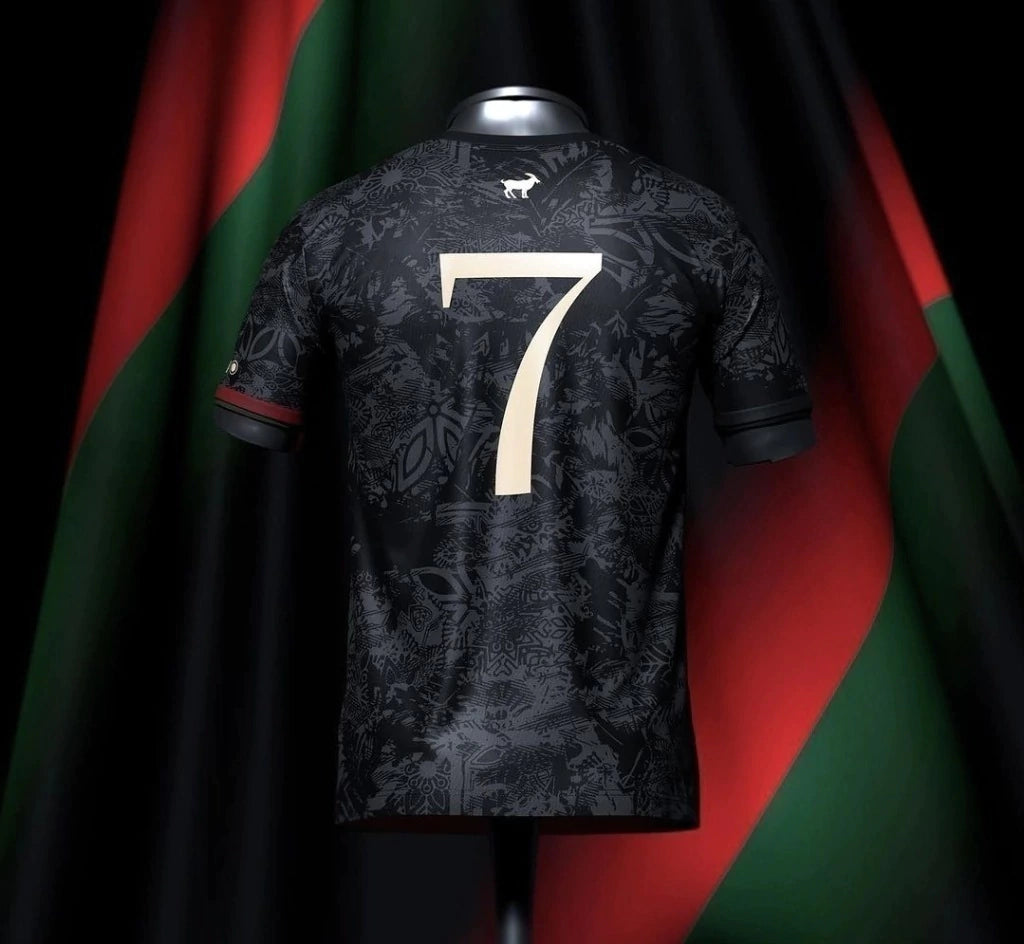 Camisa Camisa The Siu Cristiano Ronaldo 7 Preta Comma Football - 2023/2024