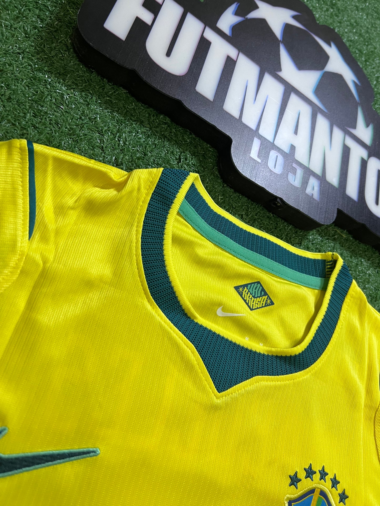 Camisa Brasil I Amarela 26/27 - Feminina-MÃEDELES#2 | Futmantos
