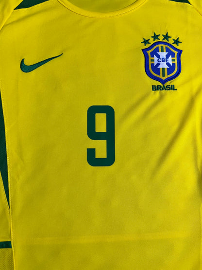 Camisa Brasil 2002 - Ronaldo #9 | FutMantos