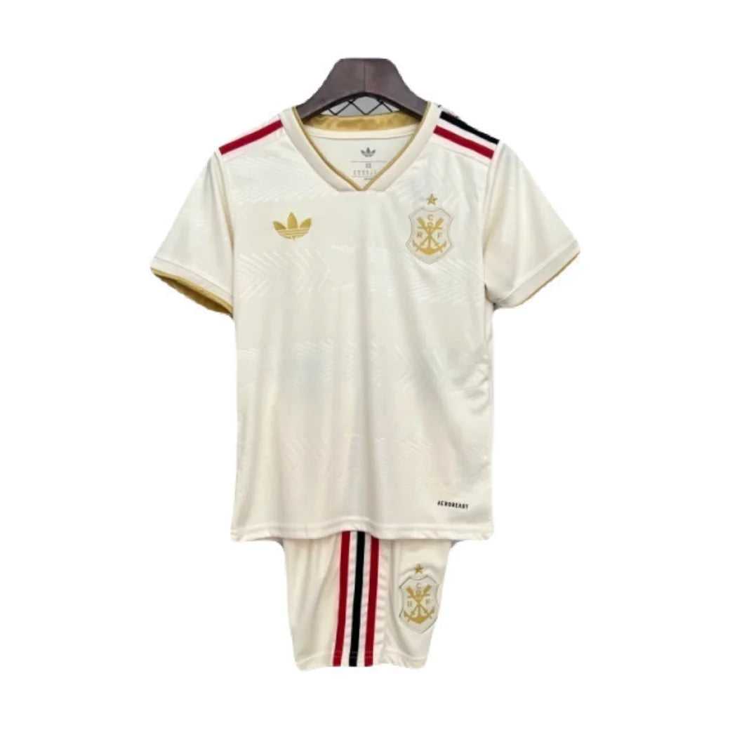 Conjunto Infantil CRF III 25/26 - Bege | Futmantos