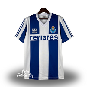 Camisa Retrô Porto I 90/93 - Modelo Torcedor - Branca e Azul | Futmantos