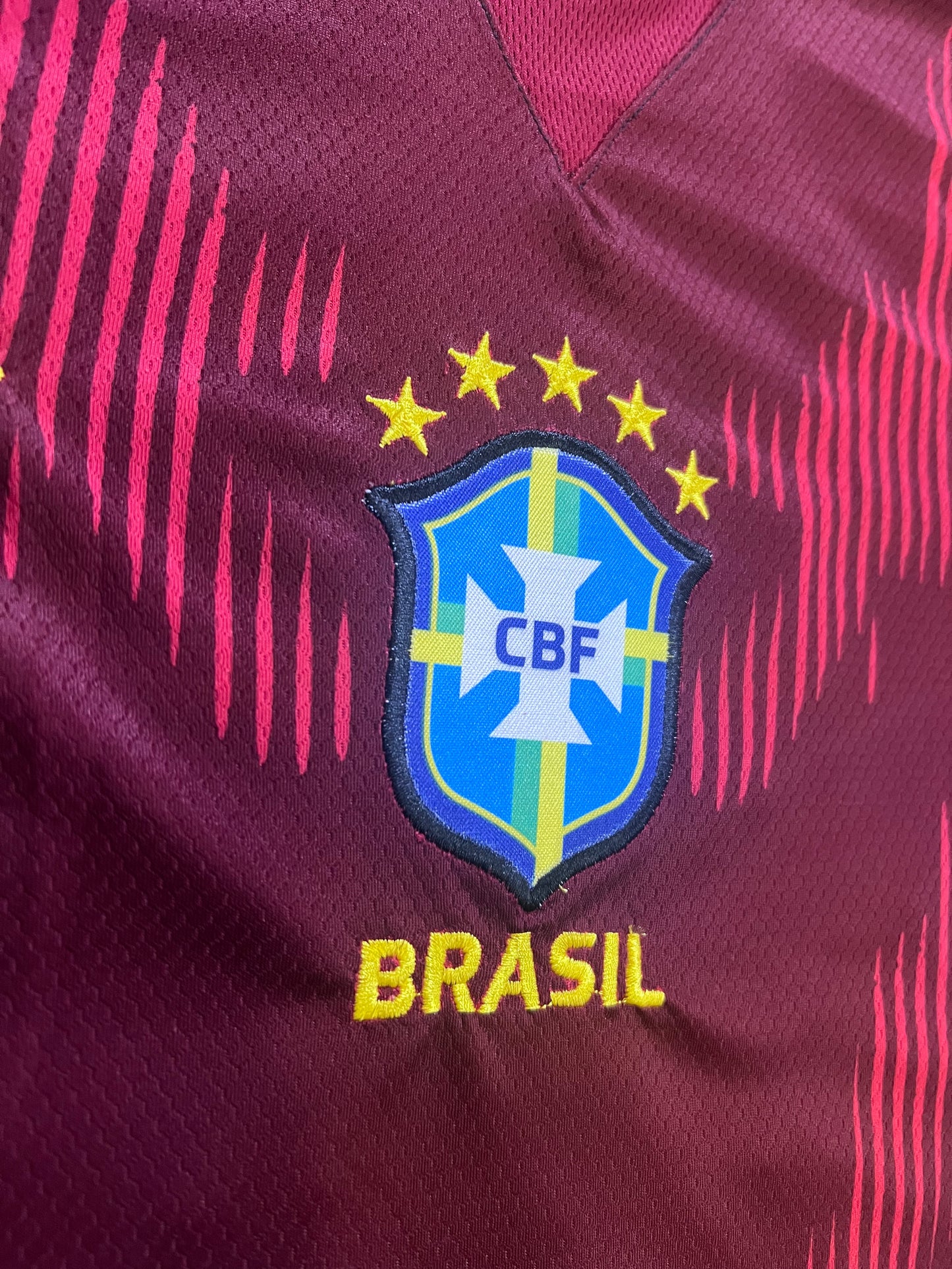 Camisa Brasil alternativa vermelha-modelo Básico 26/27 - Torcedor | FutMantos