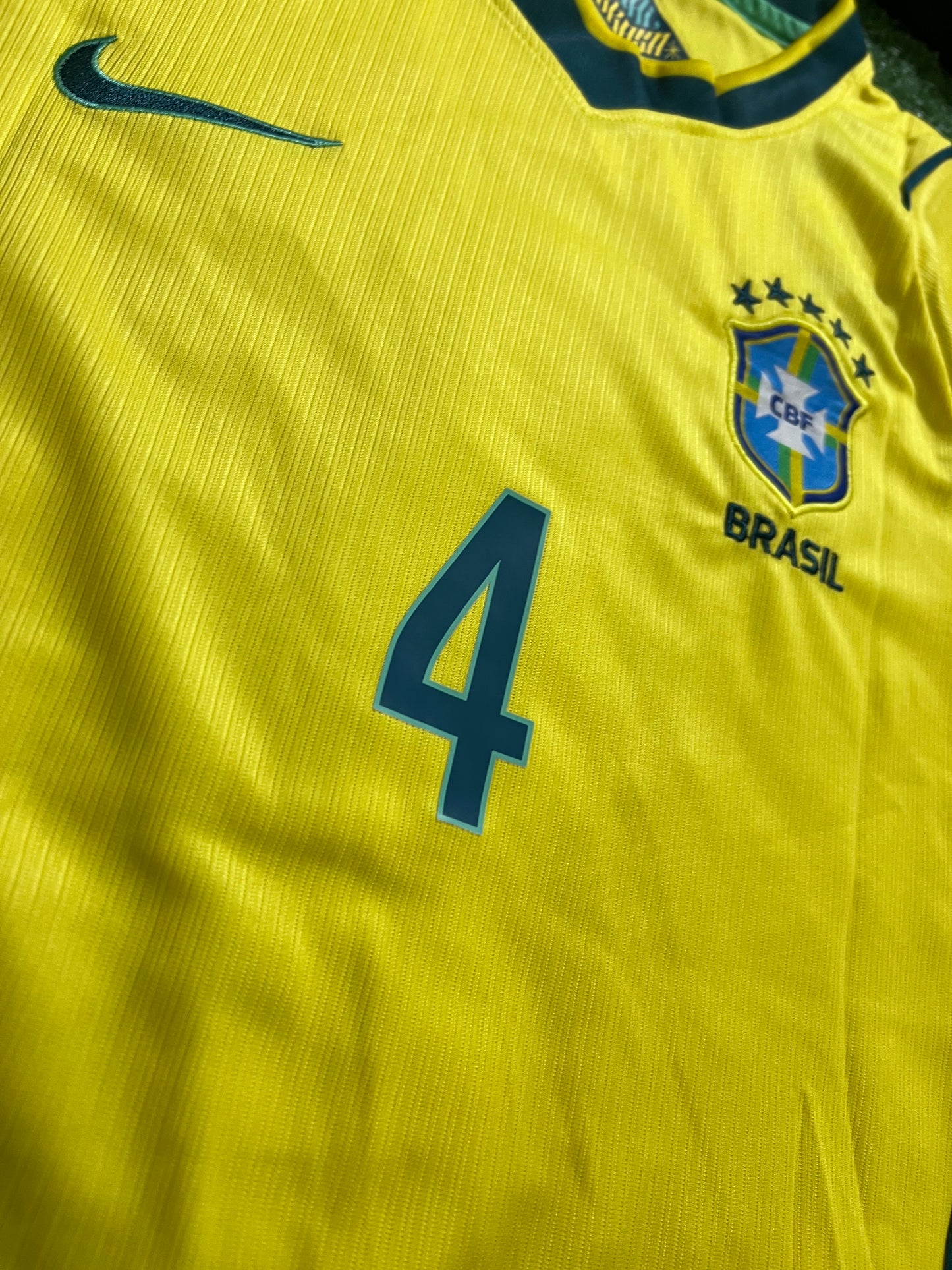 kit Infantil Brasil I 26/27 - Amarelo- NATHAN#4|  FutMantos