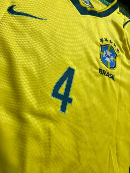 kit Infantil Brasil I 26/27 - Amarelo- NATHAN#4|  FutMantos