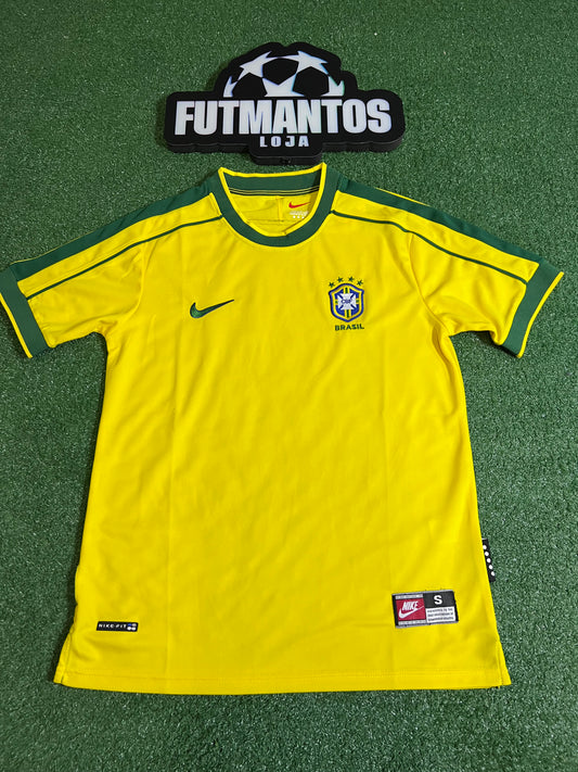 Camisa Brasil 1998-Retro | FutMantos