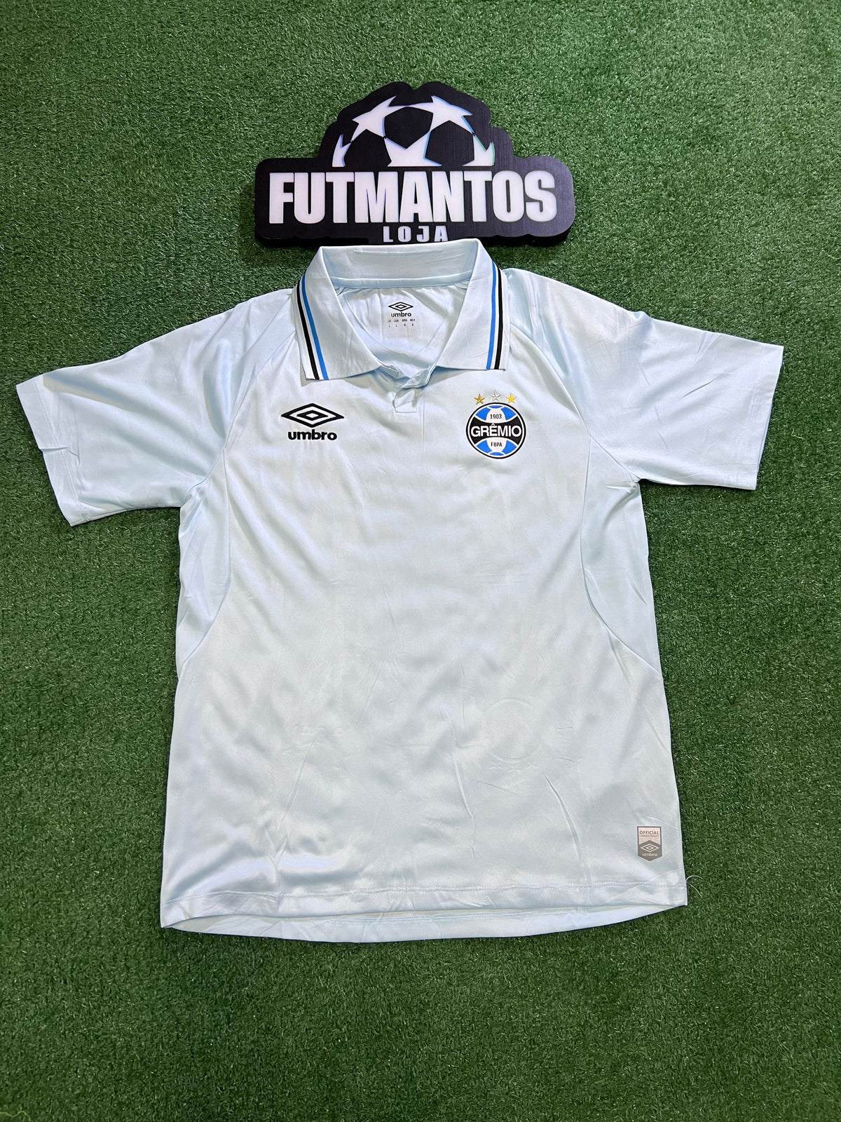 Camisa Grêmio 24/25 Azul Celeste | FutMantos