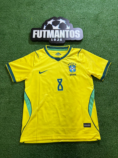 kit Infantil Brasil I 26/27 - Amarelo-ISAAC#8 |  FutMantos