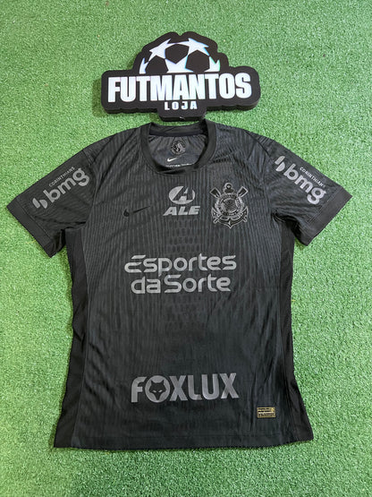 Camisa Corinthians 25/26 All Black - Jogador | FutMantos