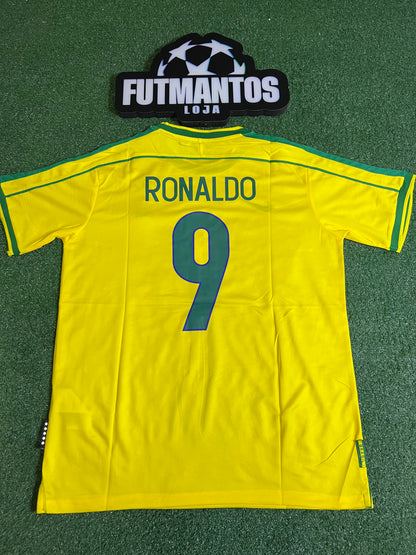 Camisa Brasil 1998 - #9 RONALDO | FutMantos