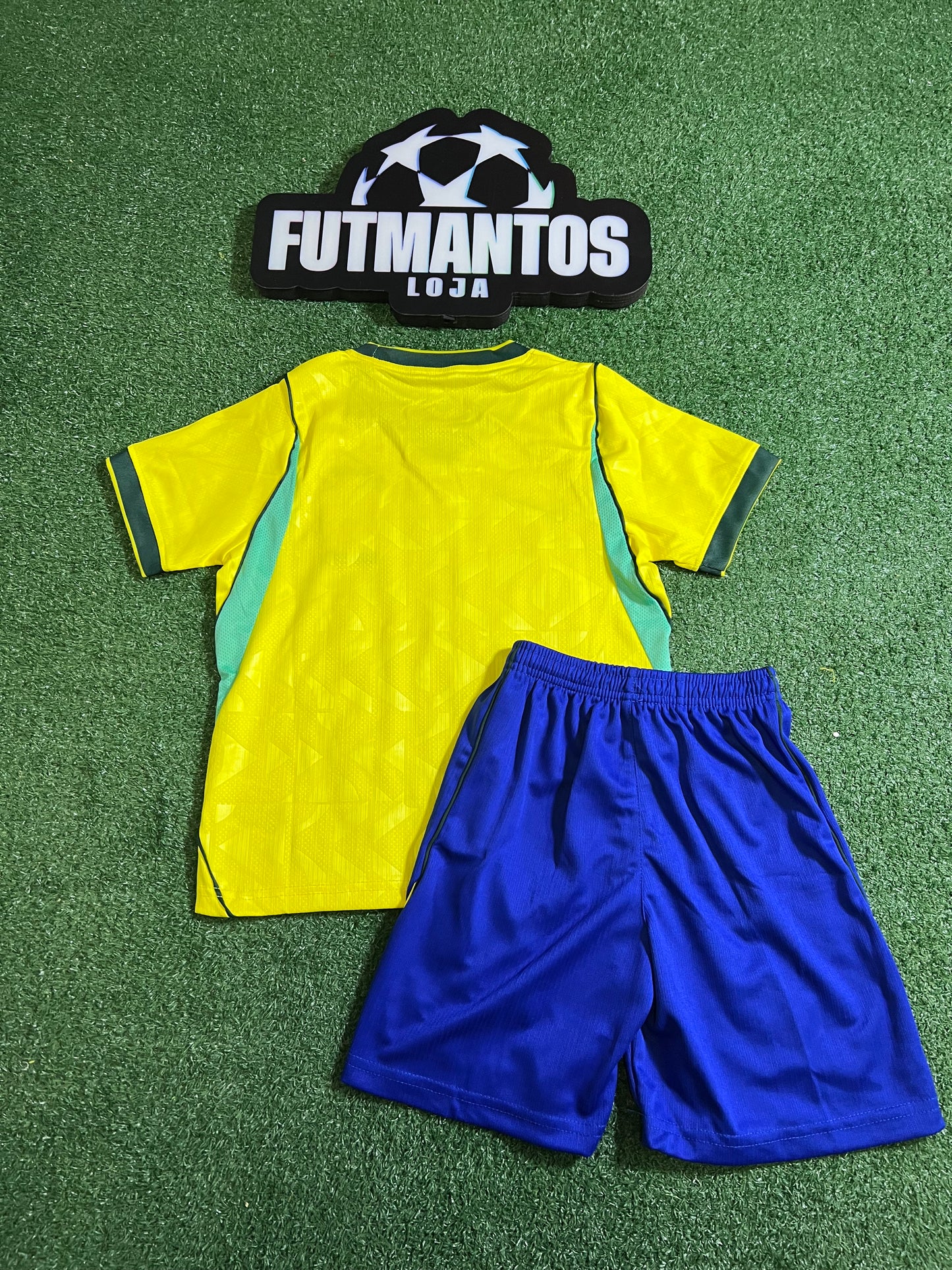 kit Infantil Brasil 26/27 - Amarelo |  FutMantos
