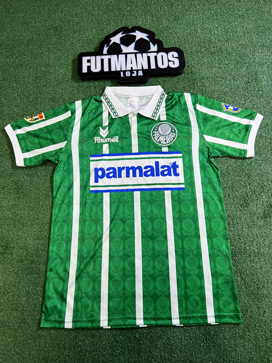 Camisa Palmeiras  Retro Parmalat 93/94-(Pequeno Defeito no Escudo) |FutMantos