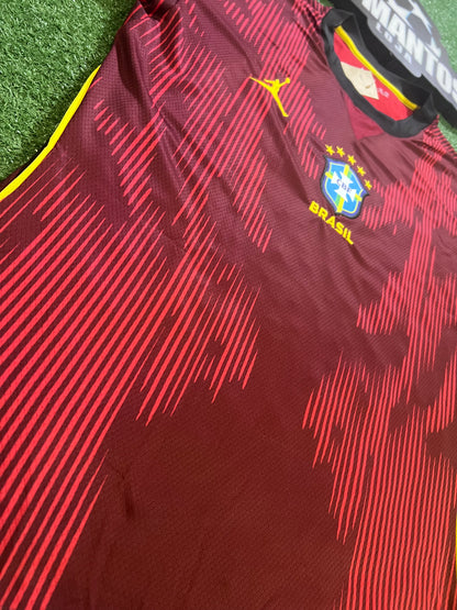 Camisa Brasil alternativa vermelha-modelo Básico 26/27 - Torcedor | FutMantos