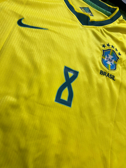 kit Infantil Brasil I 26/27 - Amarelo-ISAAC#8 |  FutMantos