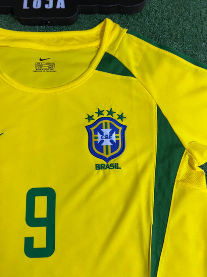 Camisa Brasil 2002 - Ronaldo #9 | FutMantos